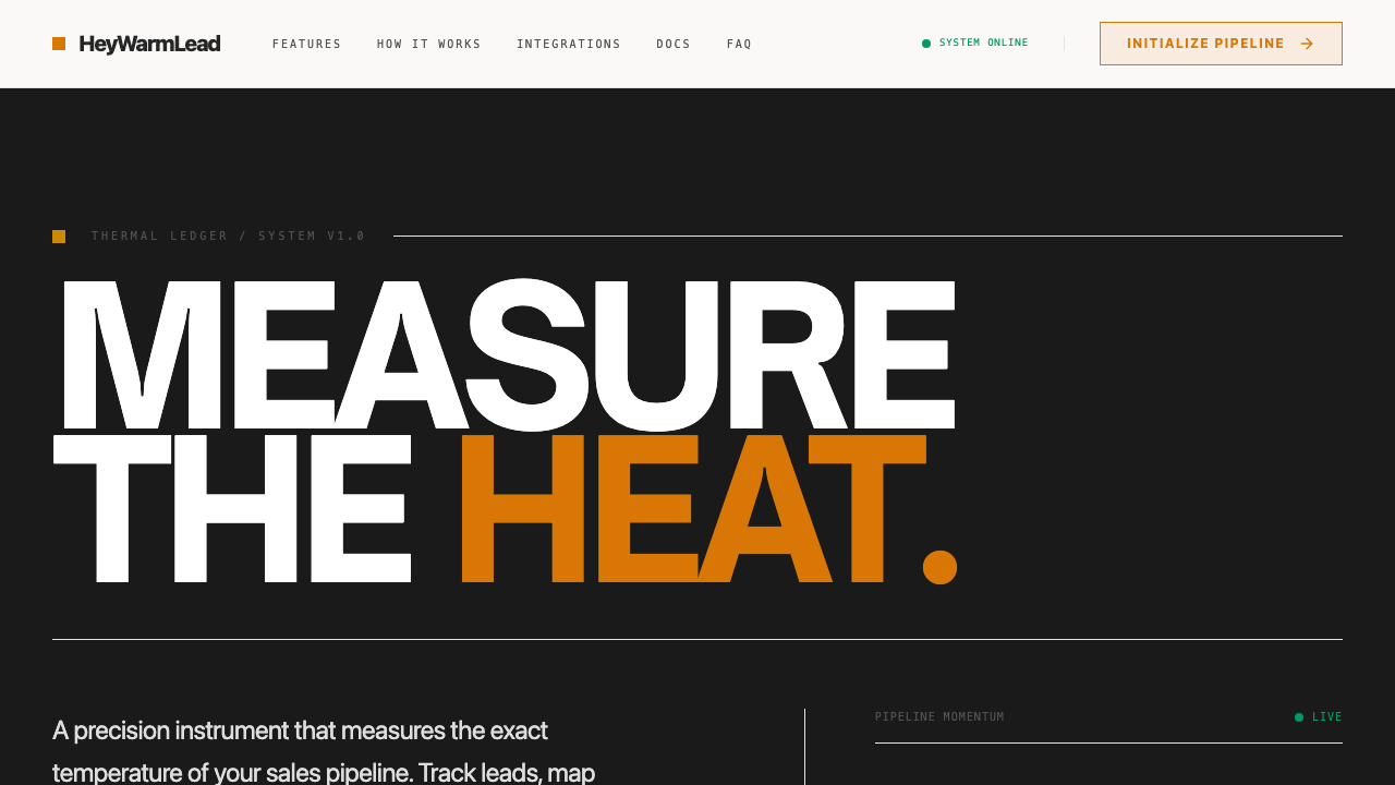 HeyWarmLead product screenshot